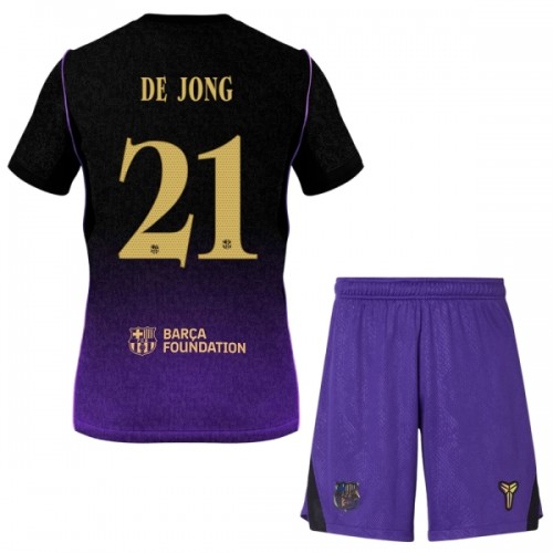 Ensemble Maillot FC Barcelone F. De Jong 21 Exterieur 2026-27 Enfant Ensemble Maillot FC Barcelone F. De Jong 21 Exterieur 2026-27 Enfant